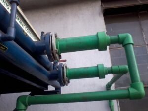 PPR piping system dry cooler gallery