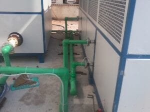 PPR piping system chiller gallery